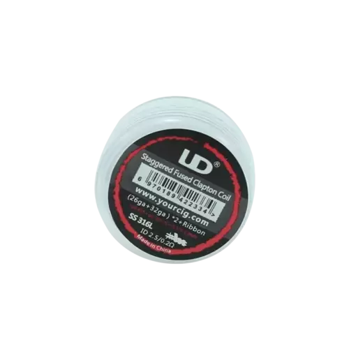 UD Staggered Fused Clapton (SS316L) Pre-made (10 Stück)
