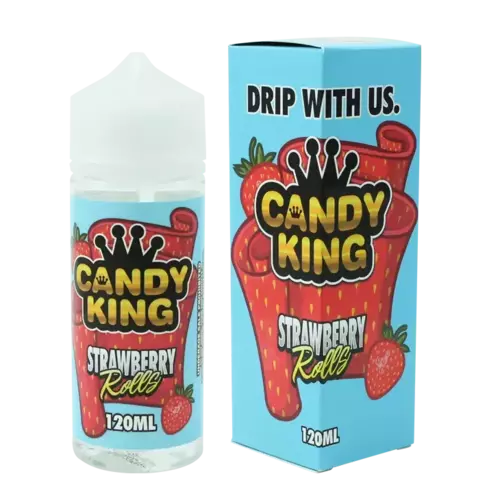 Strawberry Rolls - Candy King (Shortfill) (Shake & Vape 100ml)
