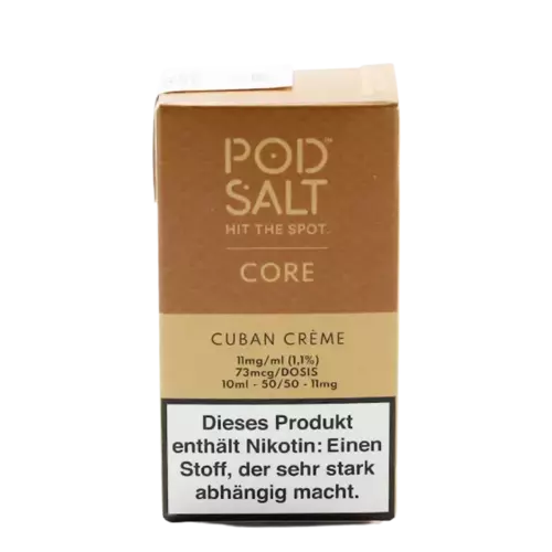 Cuban Cream (Nic Salt) - POD SALT
