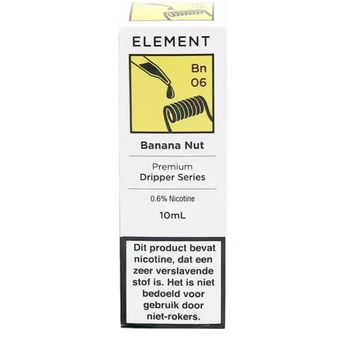 Banana Nut (MHD) - Element e-Liquids DRIPPER Series
