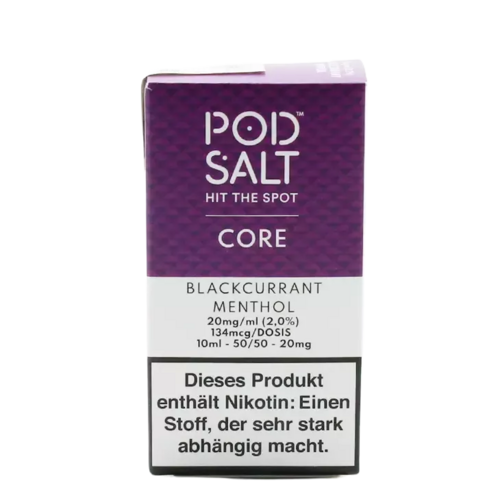 Blackcurrant Menthol (Nic Salt) - POD SALT