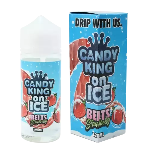 Belts Strawberry On Ice (MHD) - Candy King (Shake & Vape 100ml)