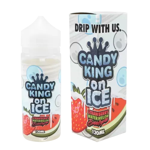 Strawberry Watermelon Bubblegum On Ice (MHD) - Candy King (Shortfill) (Shake & Vape 100ml) 
